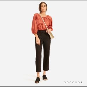 EUC Everlane Straight Leg Crop in Black Size 00